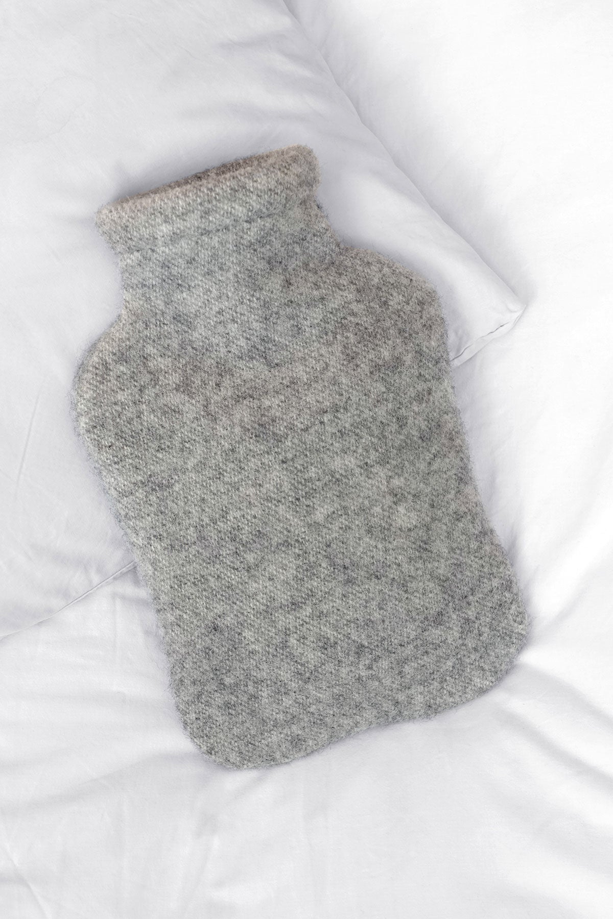 Wärmflaschenbezug / hot water bottle cover uni granite